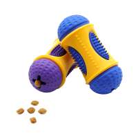 Made in China Non-toxic rubber Bright Color Teething Bone Pet Food Treat Toys Dog Chew Rubber Toy