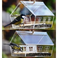 Outdoor small hanging house design gift wild bird feeder