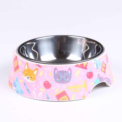 Dog & Cat feeder bowl 100% melamine material Resistance to high temperature and low temperature  Easy cleaning